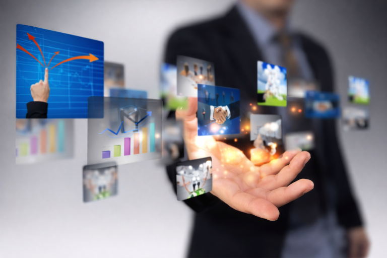 Investment and financial services dashboard